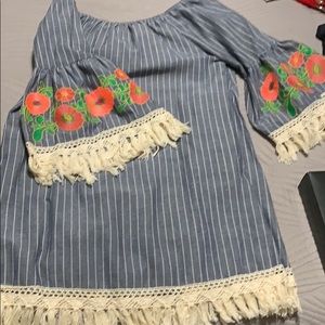 Off the shoulder dress
